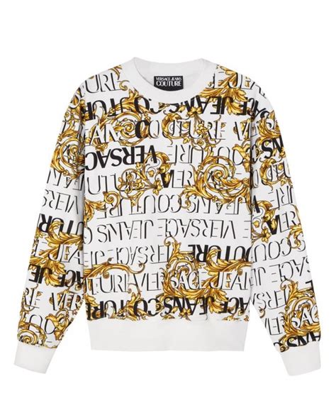 versace white jumper|versace jumper men's.